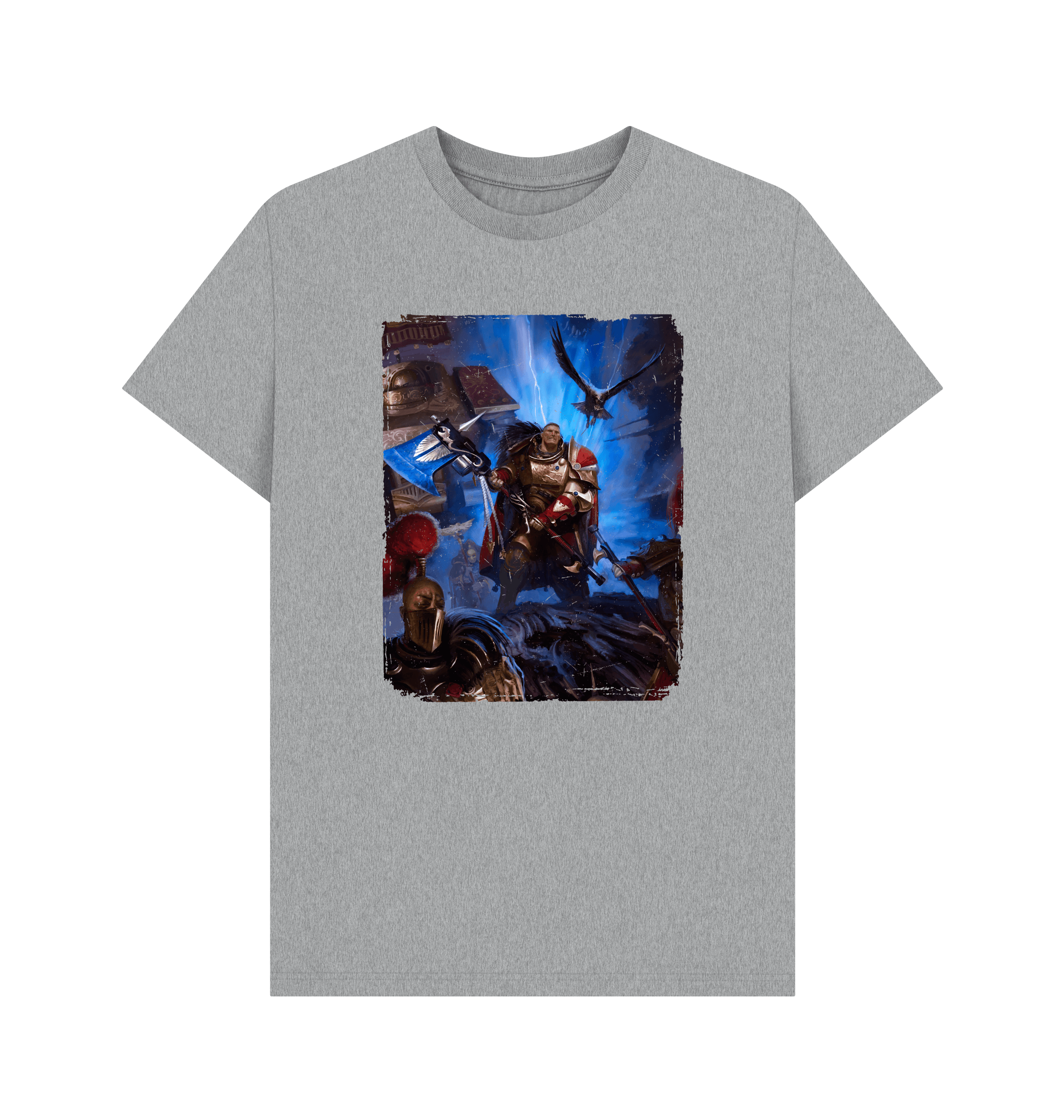 Athletic Grey Adeptus Custodes - Warden T Shirt